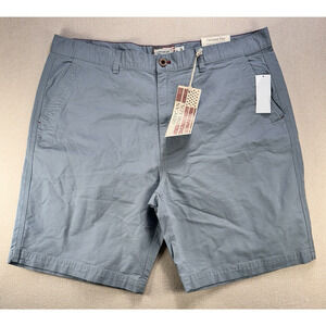 Men's Shorts Size 36 Blue Nautical Soft Cotton Textured Loose Comfort $60 NWT